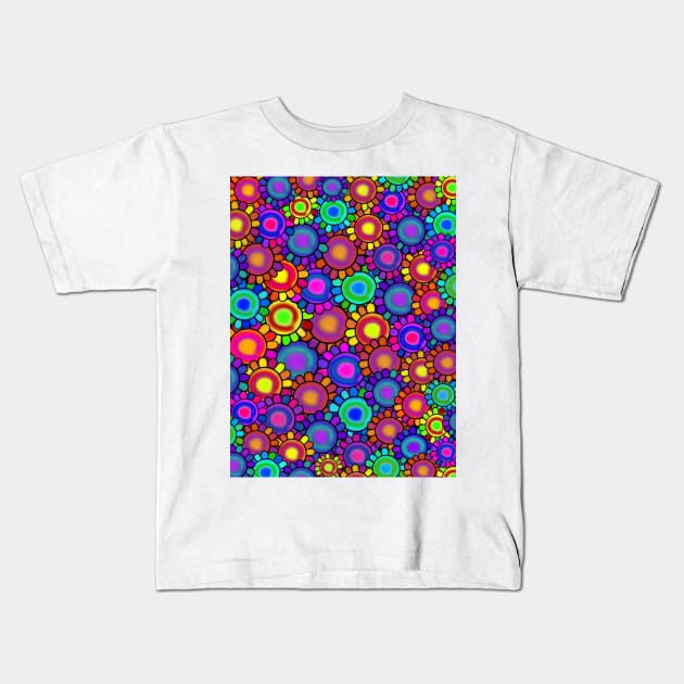 TRIPPY Flowers Hippy Lifestyle Kids T-Shirt by SartorisArt1